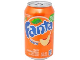 Fanta Peach Flavored Soda 355 ml